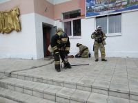 На территории с.Китово прошли пожарно-тактические учения.